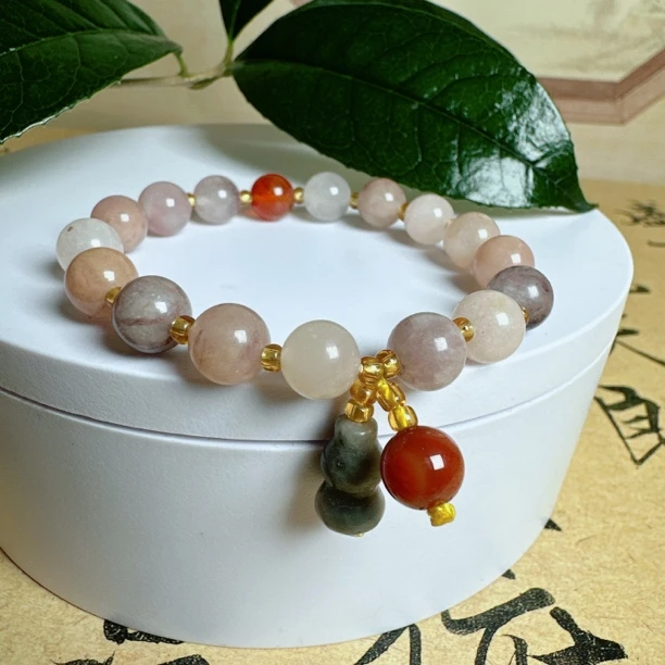 433-正品玉石金丝玉手串-（多样性发货发一个）