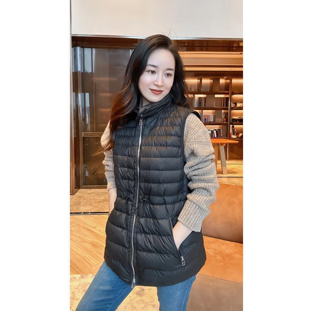 3MX1016【贵姐NICOLE】2025年秋冬时尚经典羽绒服马甲女款