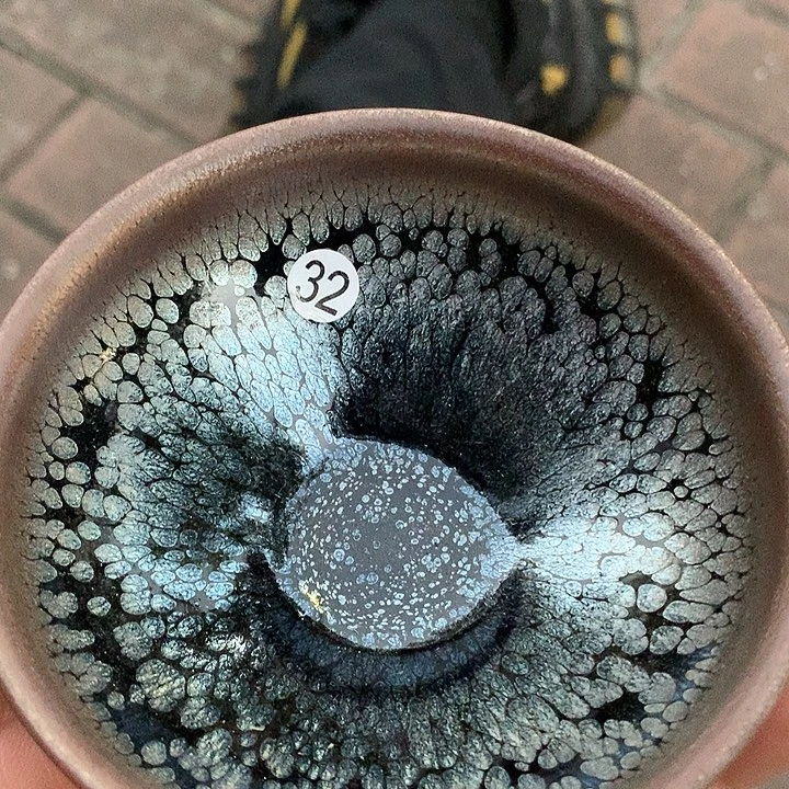余***空茶盏建窑建盏茶杯32