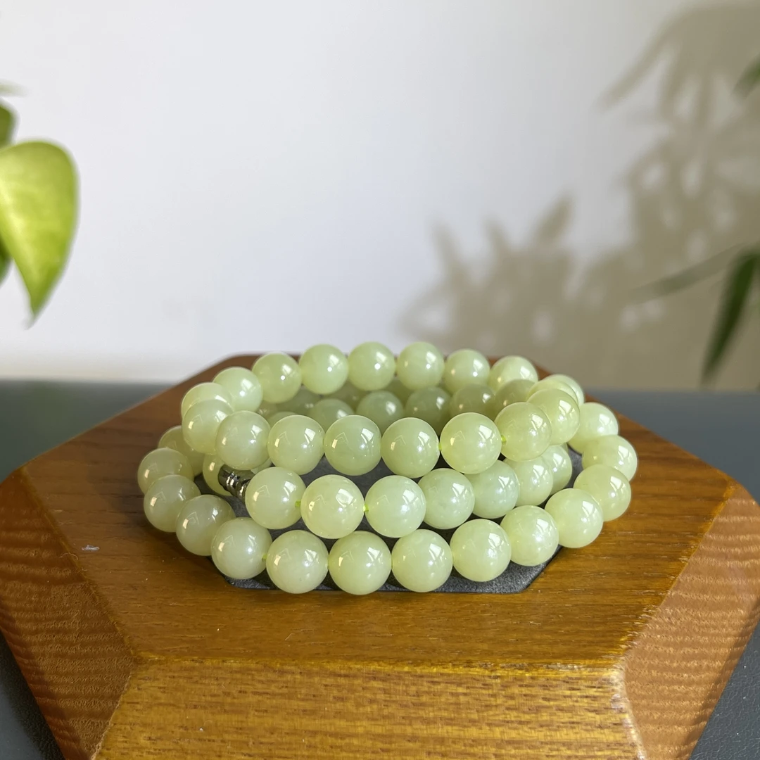 JGB02-33   和田玉-珠串（含配饰）