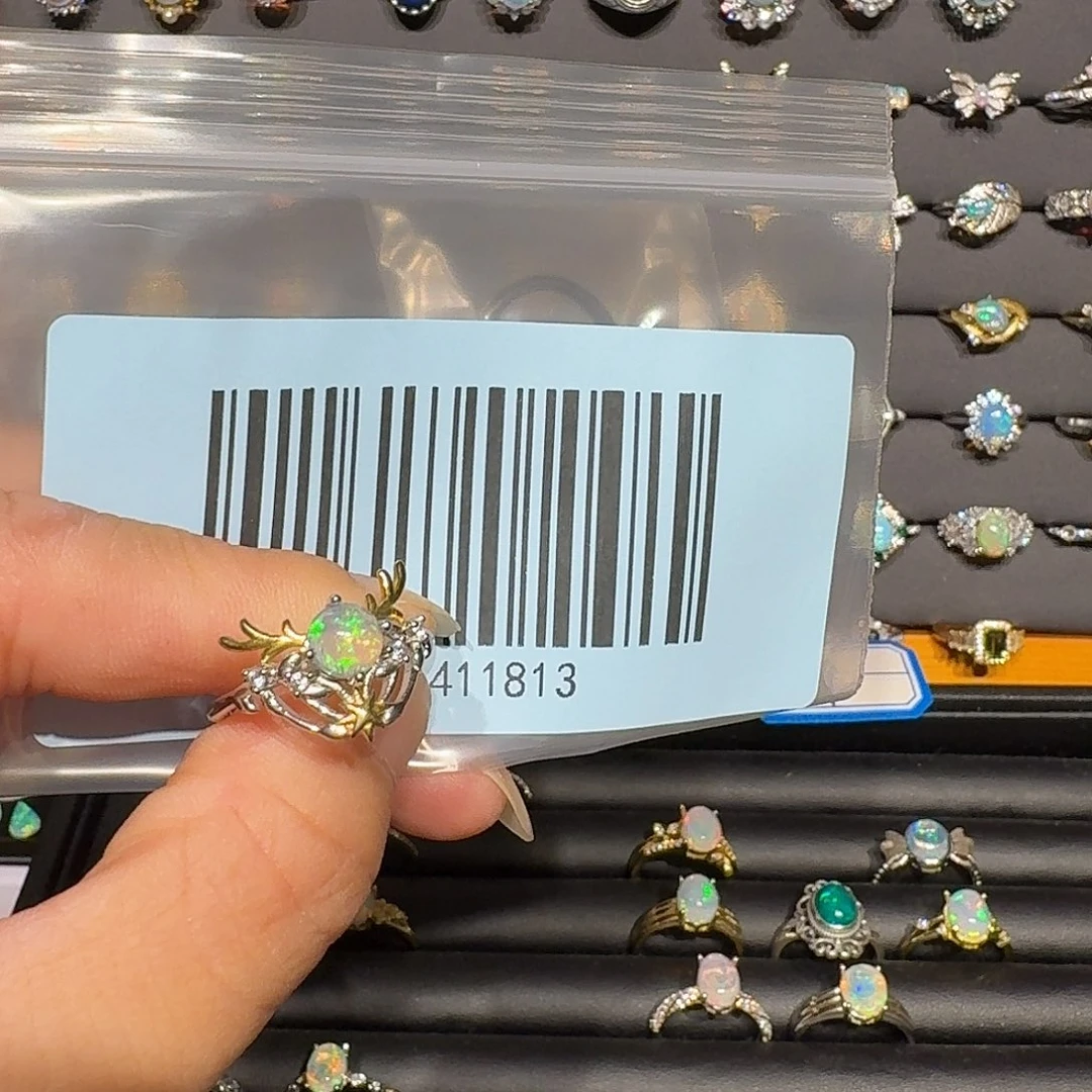 *****欧泊银S925镶嵌戒指戒指