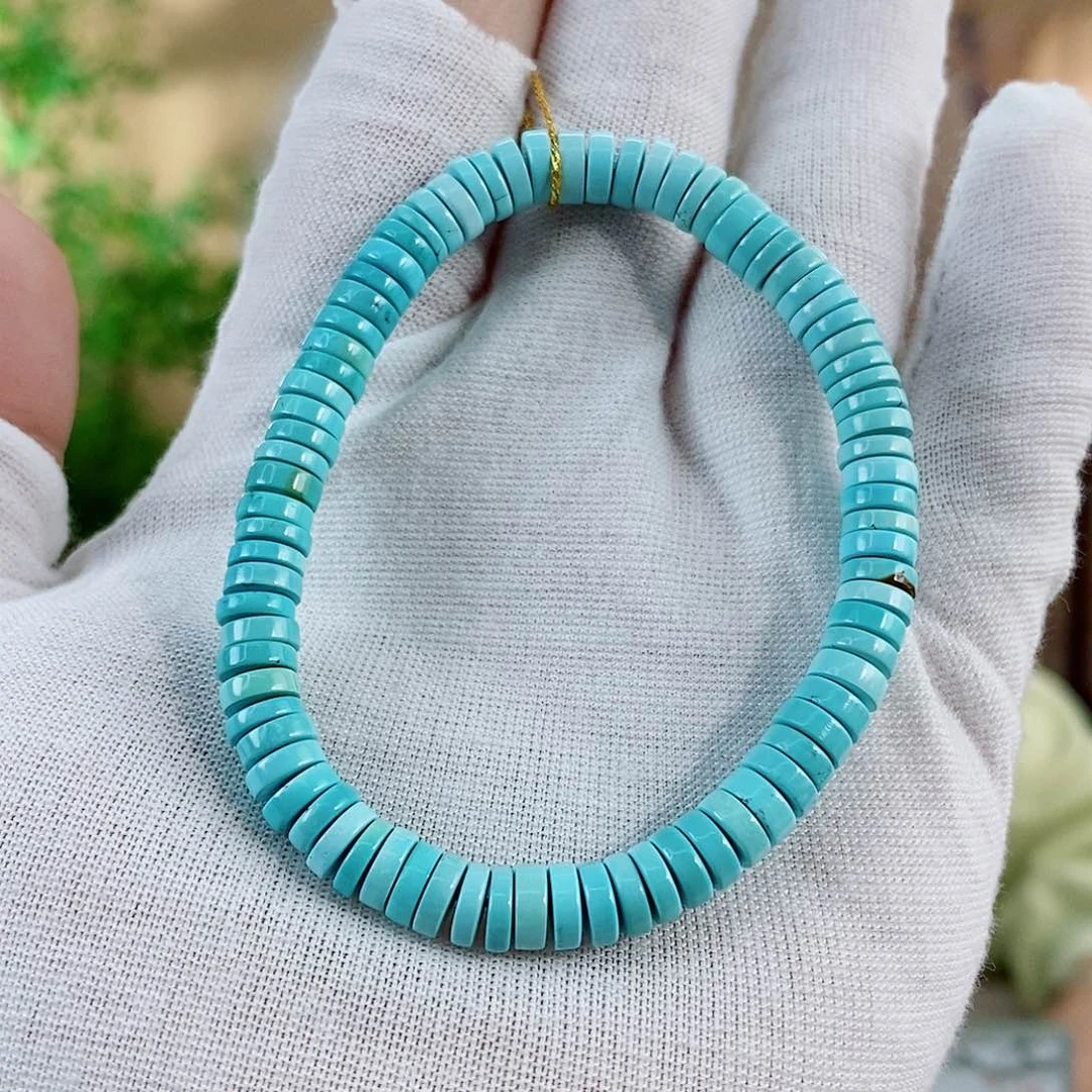 绿松石珠宝奇石未镶嵌6mm+