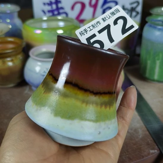 景德镇手工高温陶瓷：内口5高8