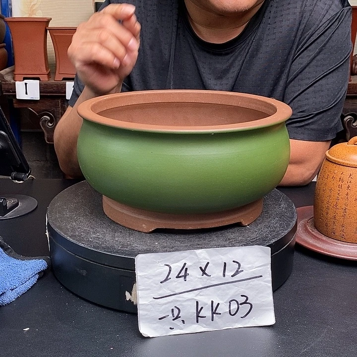 紫砂花盆货号一只KK003