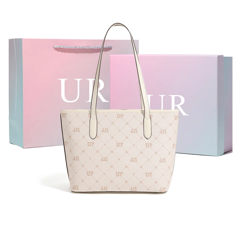 UR女包2024春夏新款时尚单肩包大学生百搭通勤托特包大容量手提包