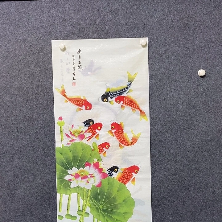 国画三尺工笔花鸟一幅