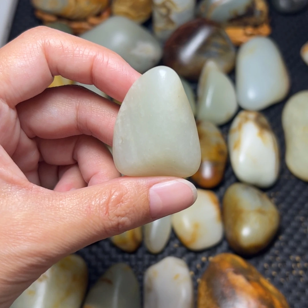 和田玉未镶嵌挂件37