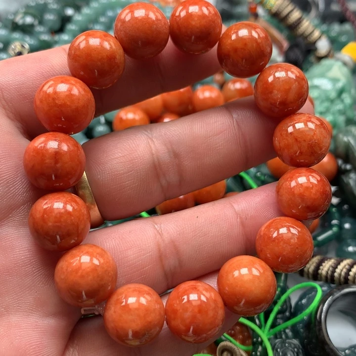 翡翠颈饰未镶嵌保真天然a货翡翠