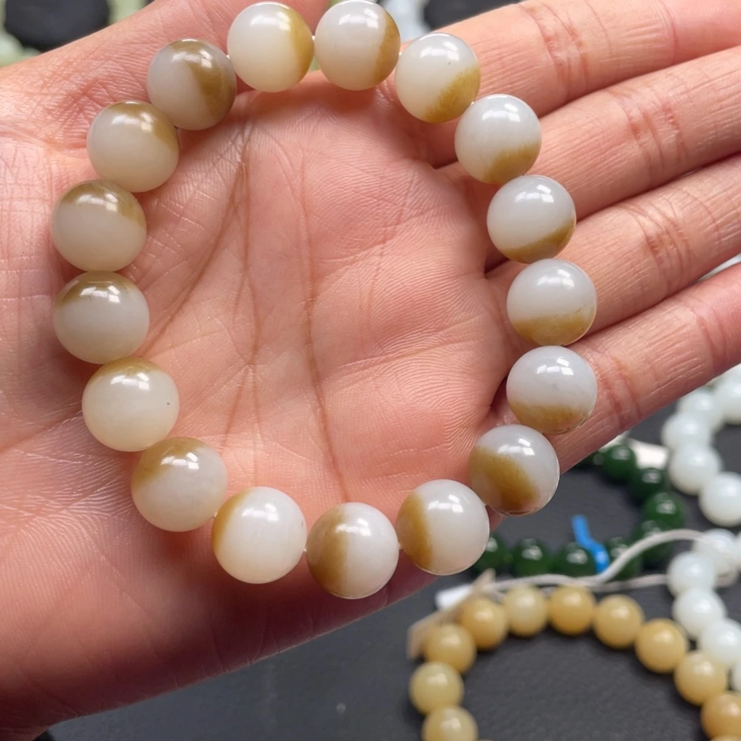 和田玉未镶嵌手链