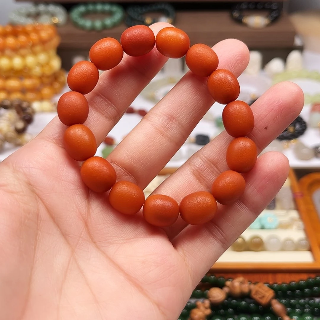 未镶嵌蜜蜡手链橘子皮蜜蜡