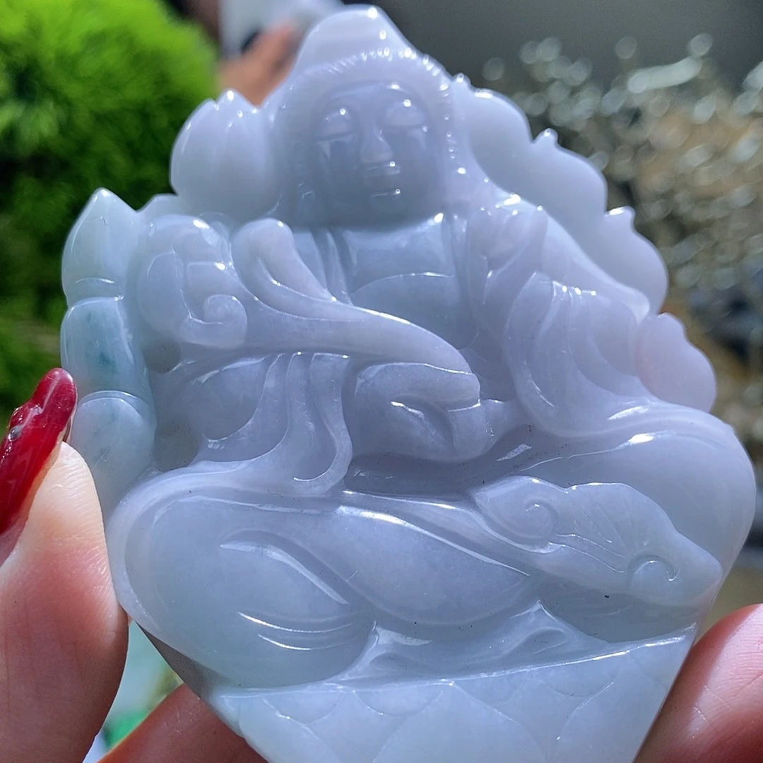 【闪购商品】翡翠颈饰未镶嵌观音