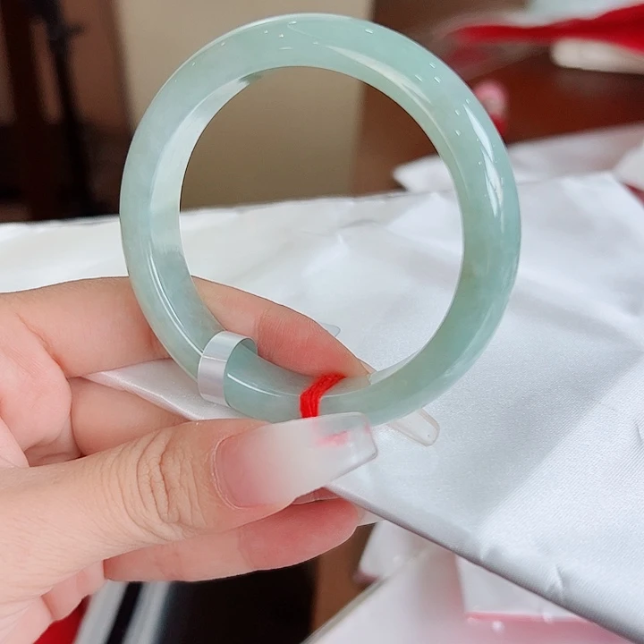 翡翠手镯未镶嵌天然缅甸翡翠A货3815A