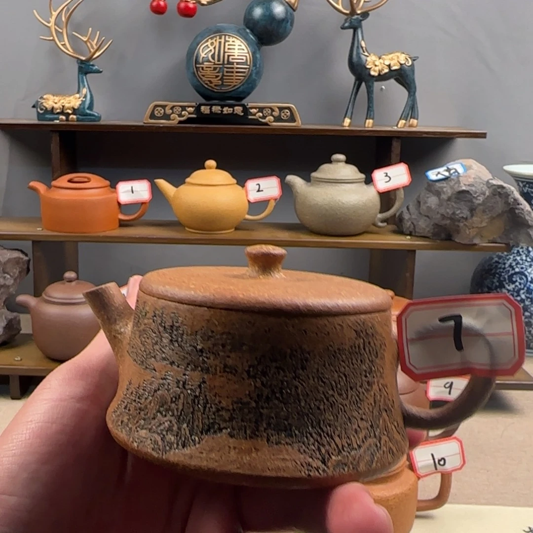 紫砂茶壶云柱黄蒋坡175cc