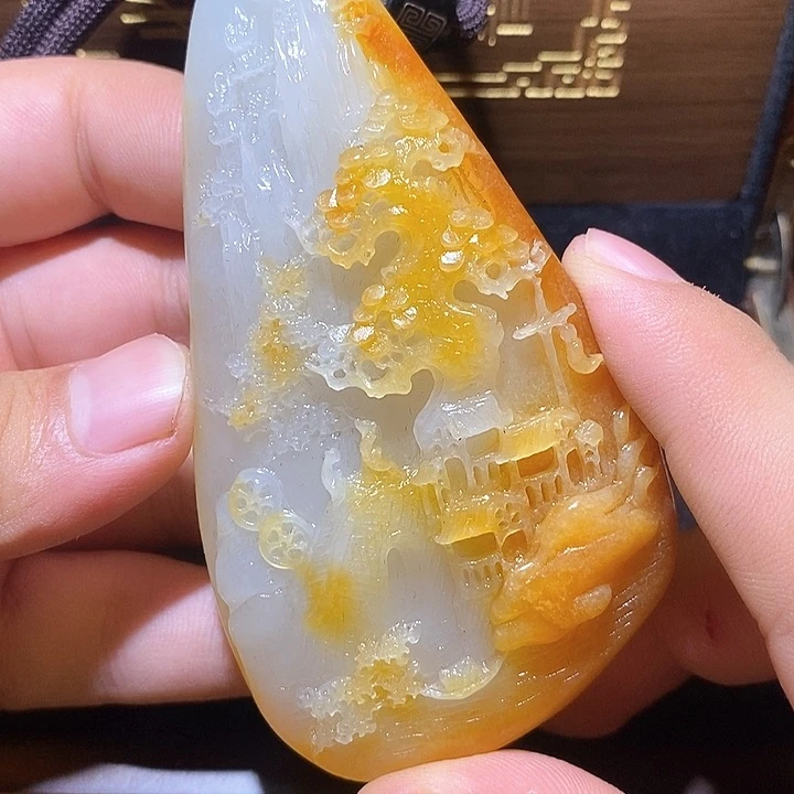 和田玉未镶嵌颈饰CC