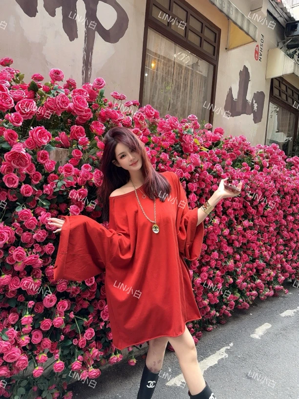 LIN小白“賊好穿”长袖新款宽松显瘦薄款防晒上衣罩衫