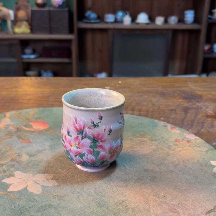 柴烧纯手工手绘陶瓷