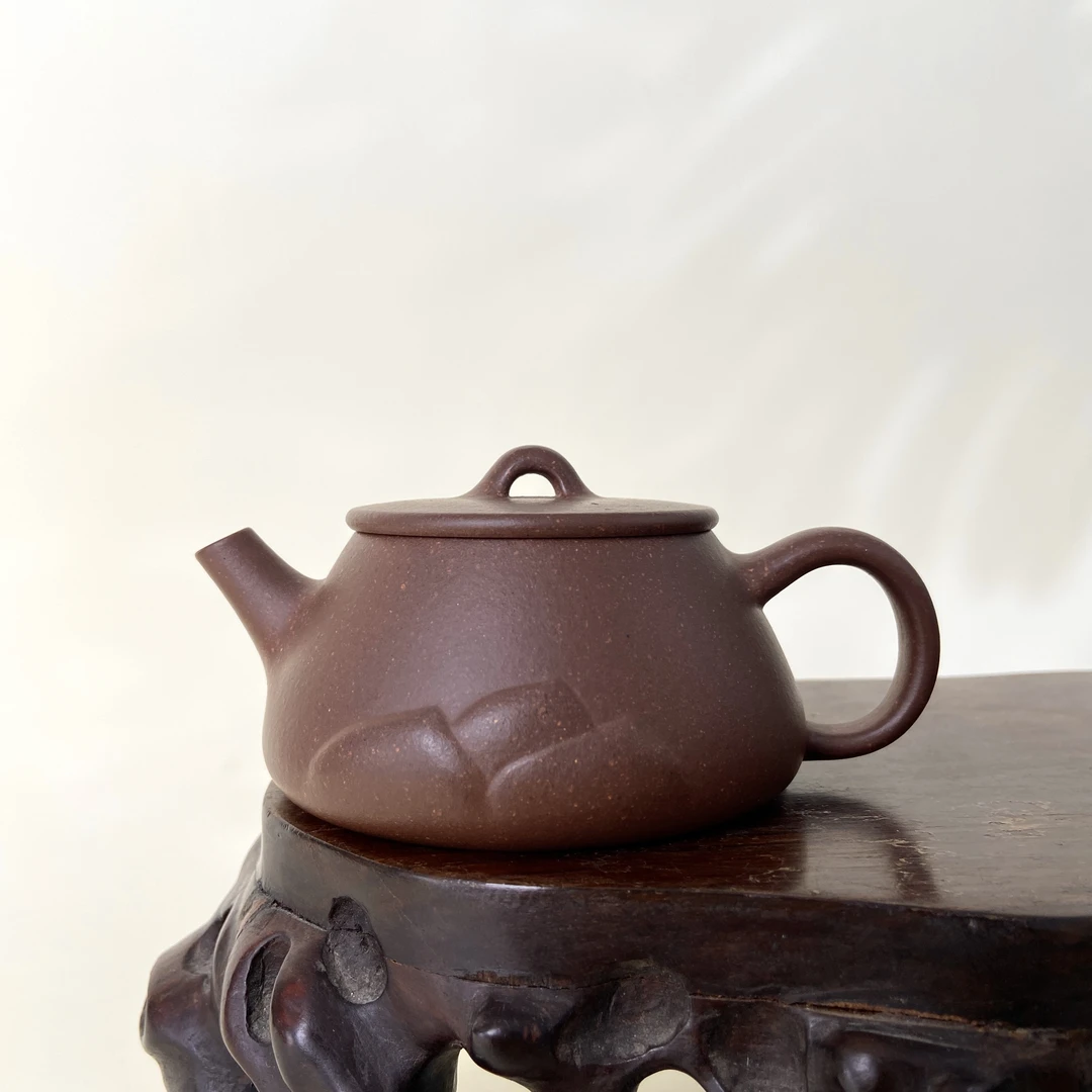 宜兴手工紫砂陶 （实力派2）100cc茶壶GS4221-15