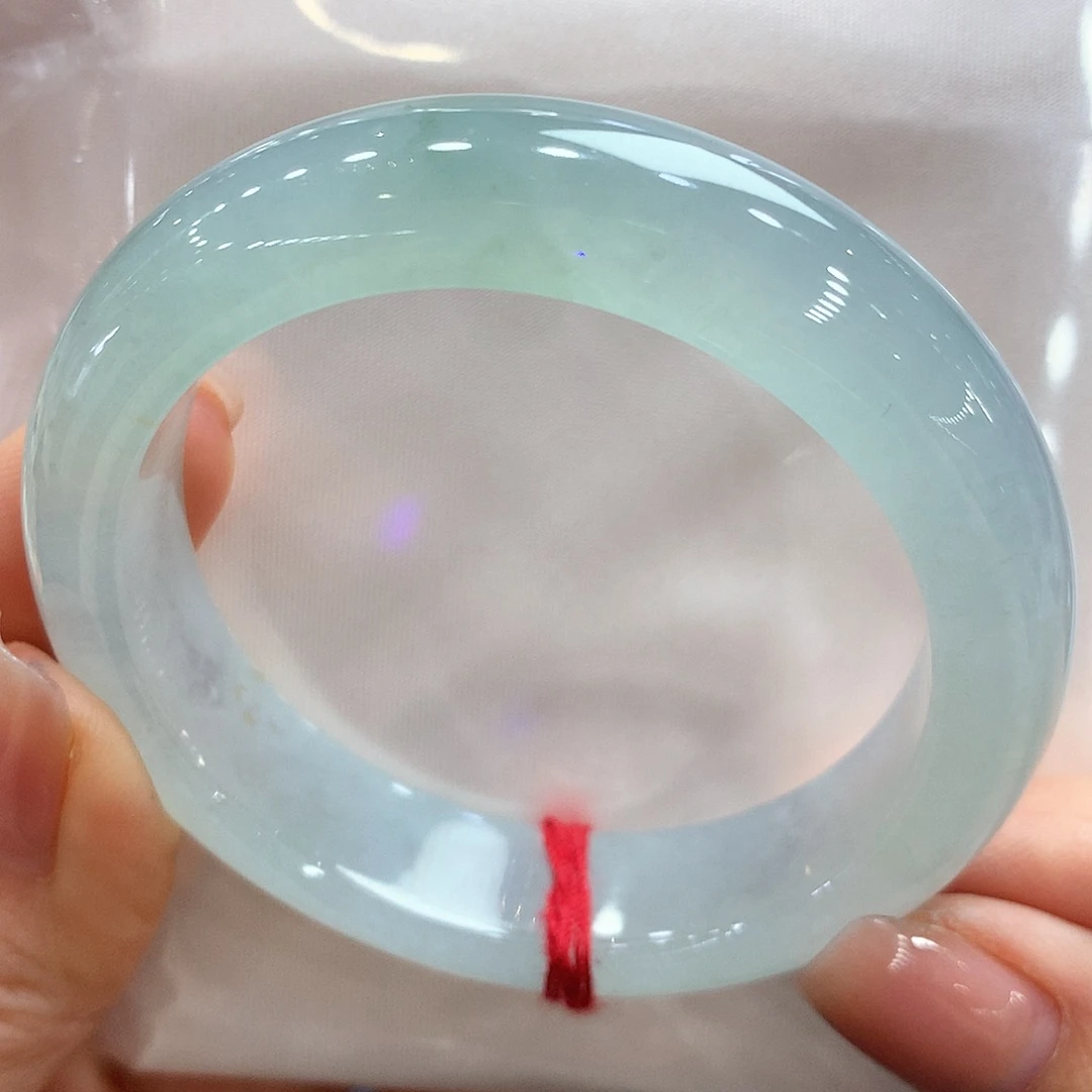 翡翠未镶嵌手镯52.4正圈两天鉴赏