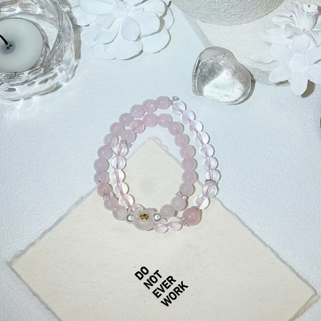 【钱兔似锦】TGS天然水晶手串原创设计 K198