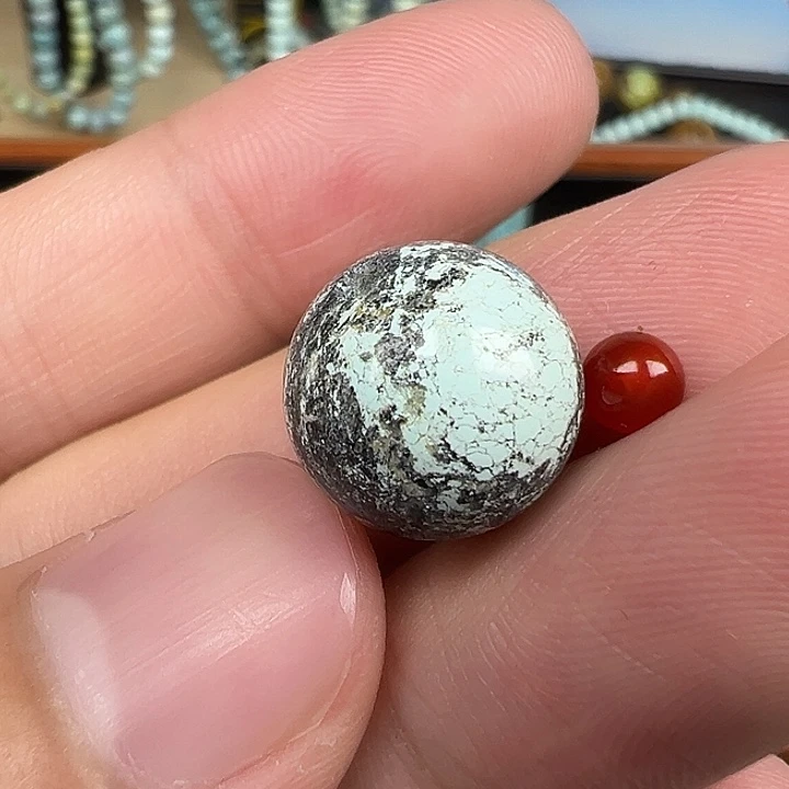 南红玛瑙未镶嵌配饰卡12.7