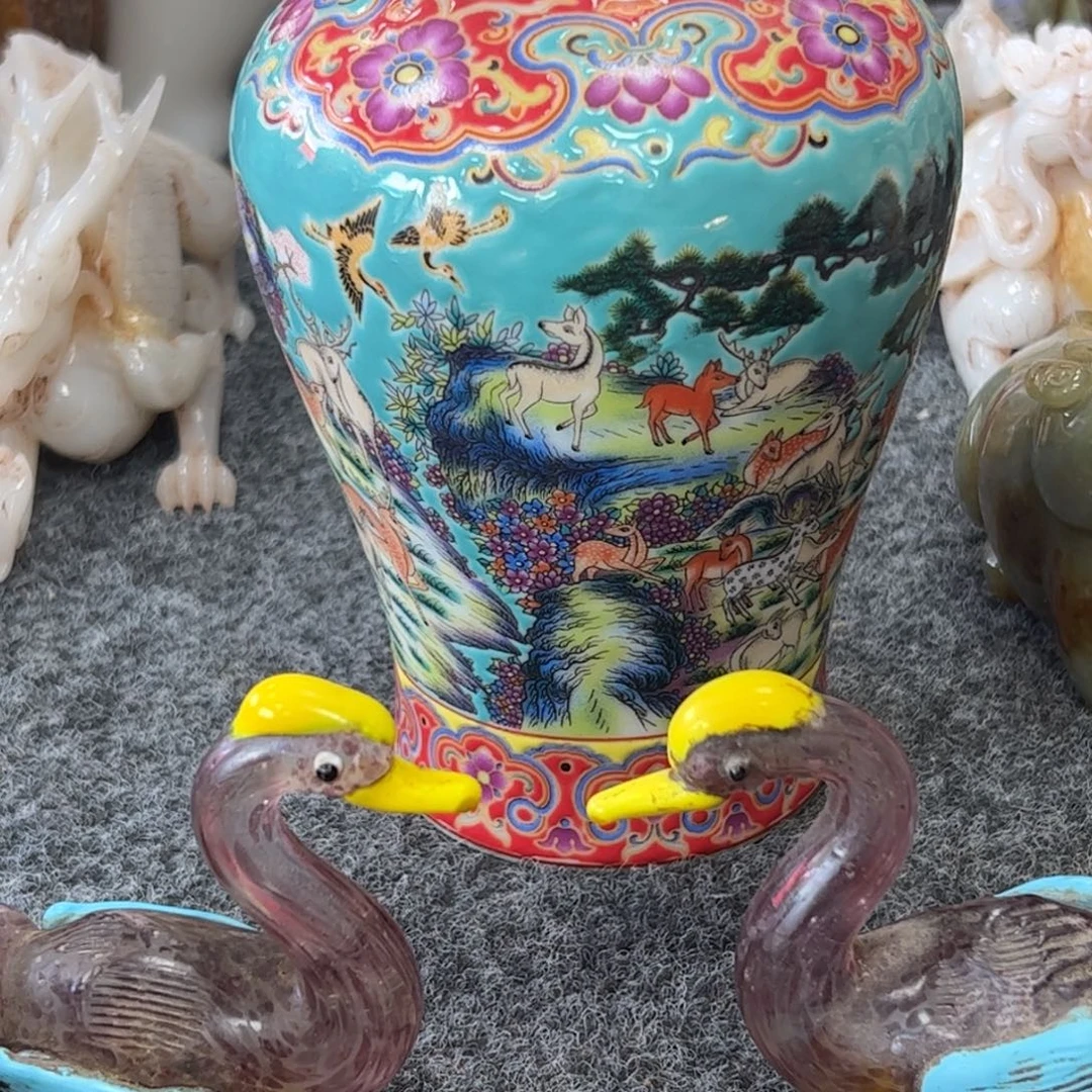 琉璃手工艺品我要好好的好好学习