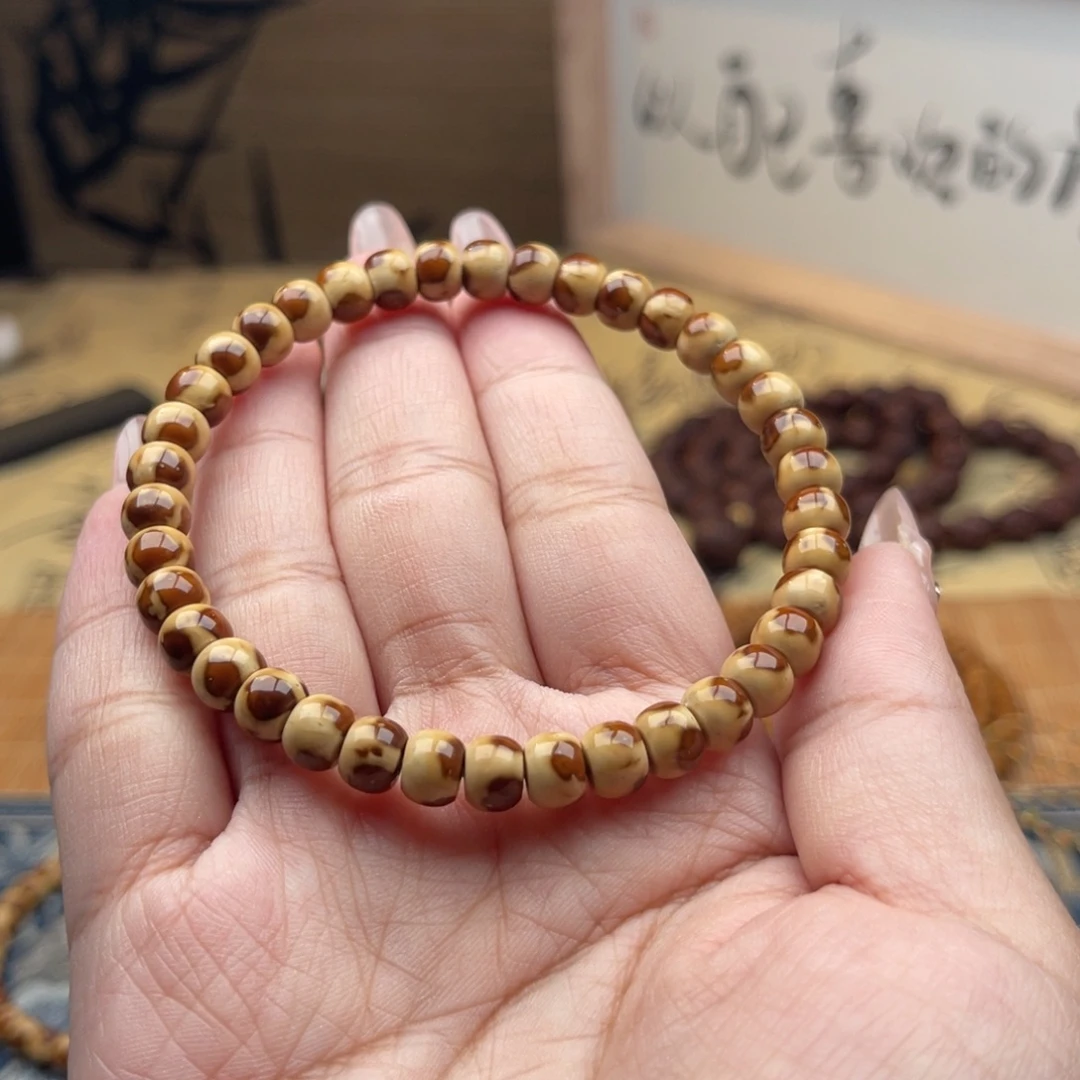 紫金鼠手串7纯肉花皮老型