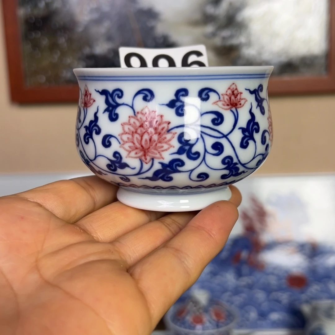 现代瓷青花釉里红工艺