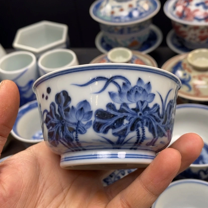 【闪购商品】景德镇青花主人杯