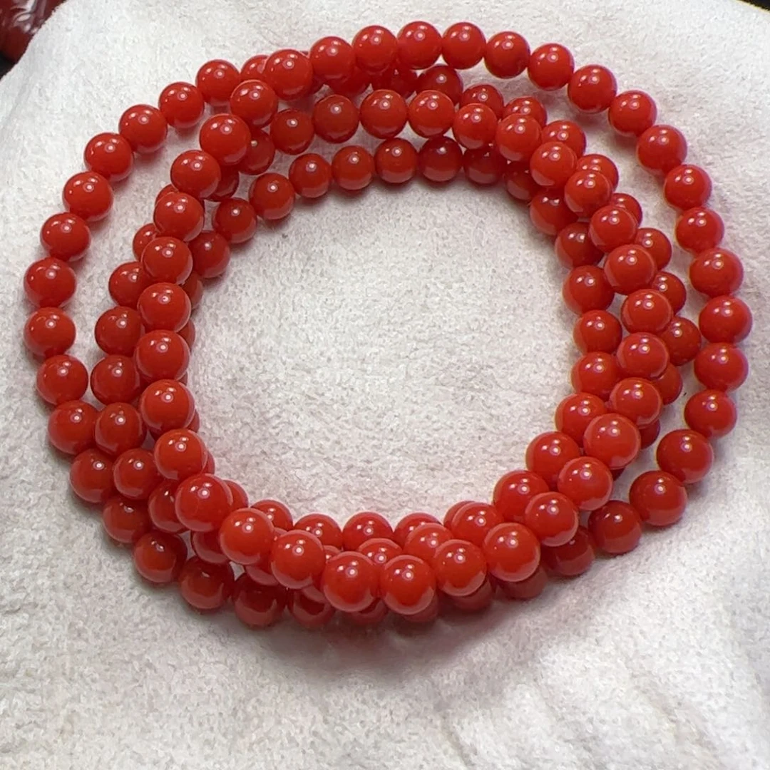 南红玛瑙珠子未镶嵌