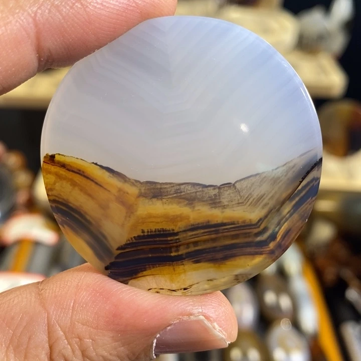 【闪购商品】玛瑙/玉髓吊坠(不含链)未镶嵌幕*