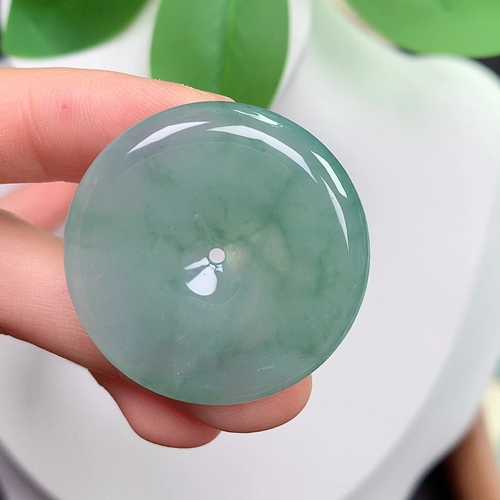 颈饰未镶嵌翡翠平安扣 33.3-6.0mm