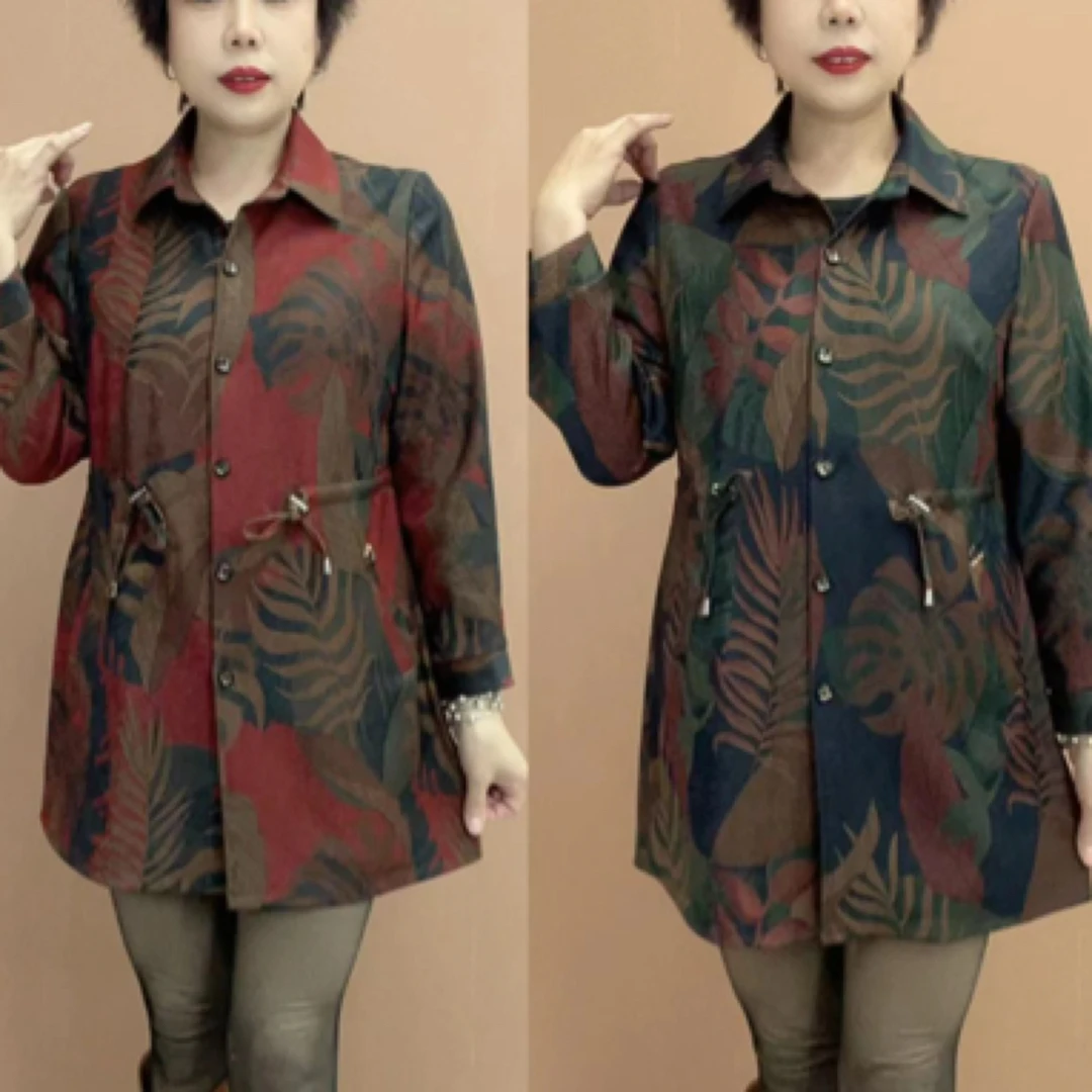 A1101新款中长款风衣外套