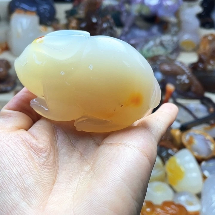 豫***发玛瑙/玉髓未镶嵌饰品