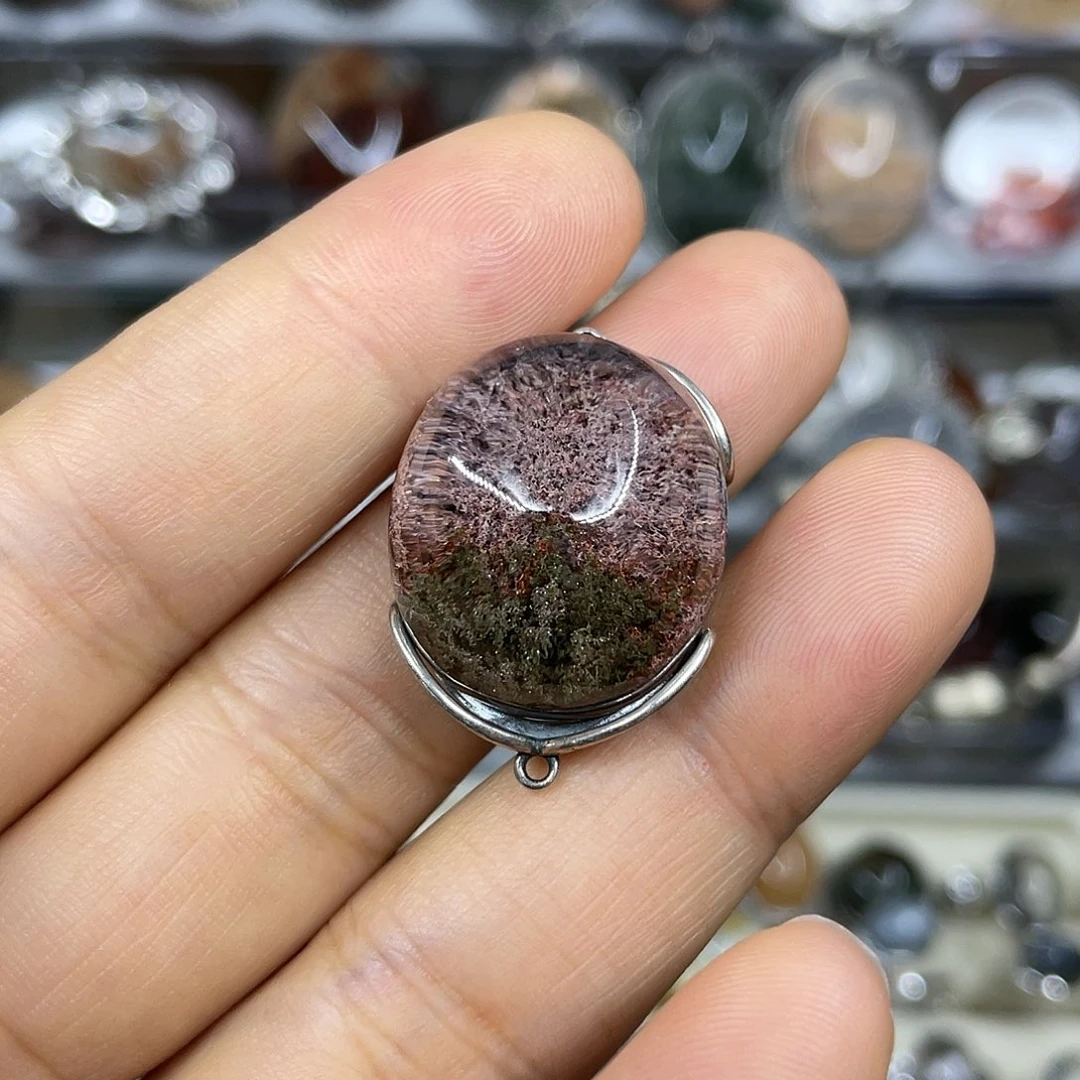 【闪购商品】银S925镶嵌珠宝半成品水晶魔盒