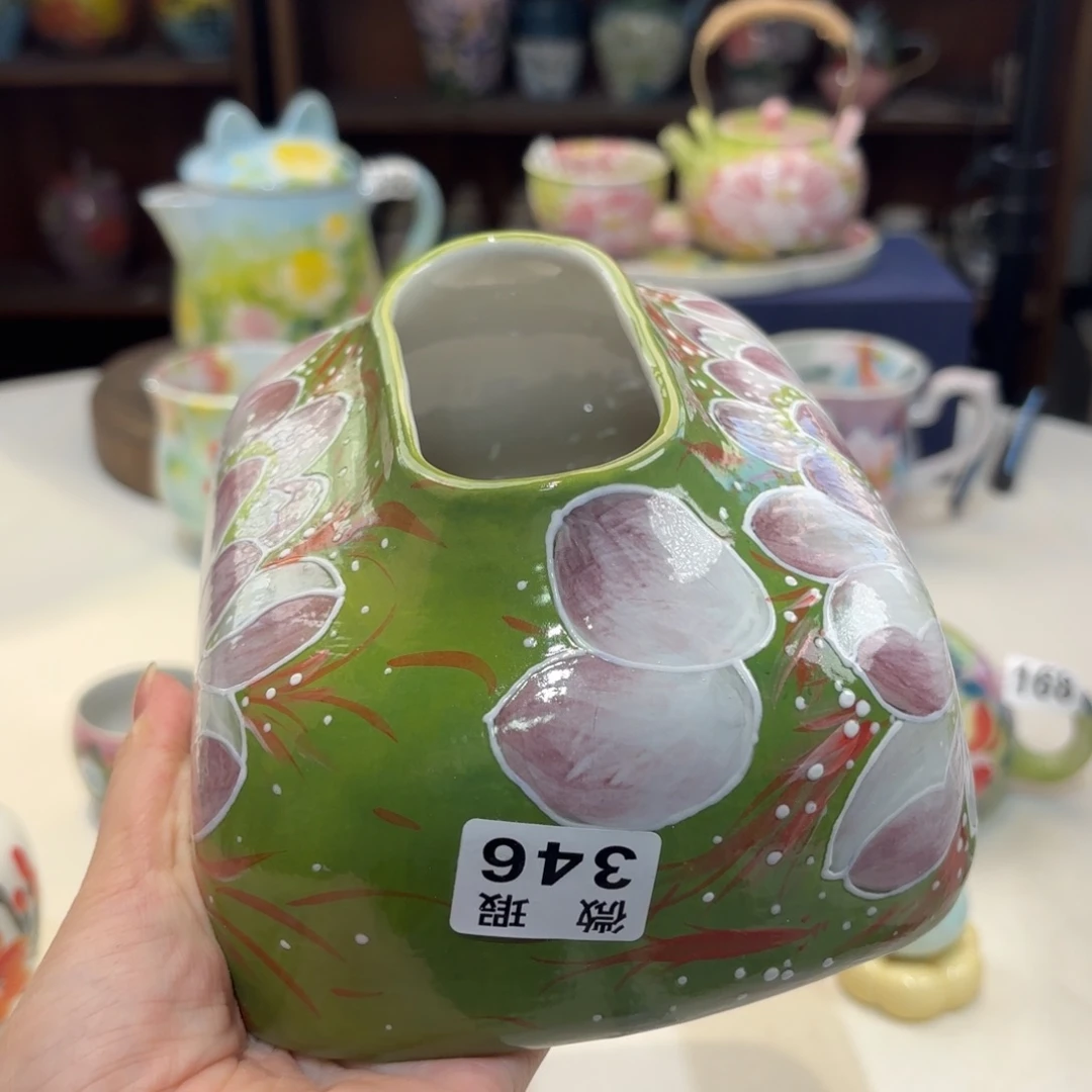 景德镇手绘高温釉下彩陶瓷茶具