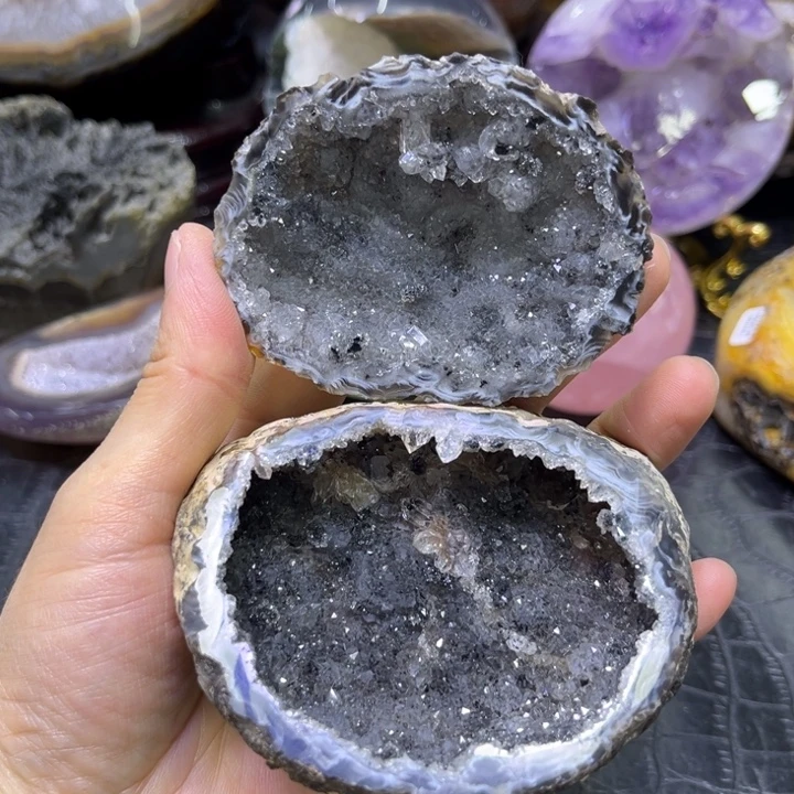 未镶嵌发饰水晶聚宝盆