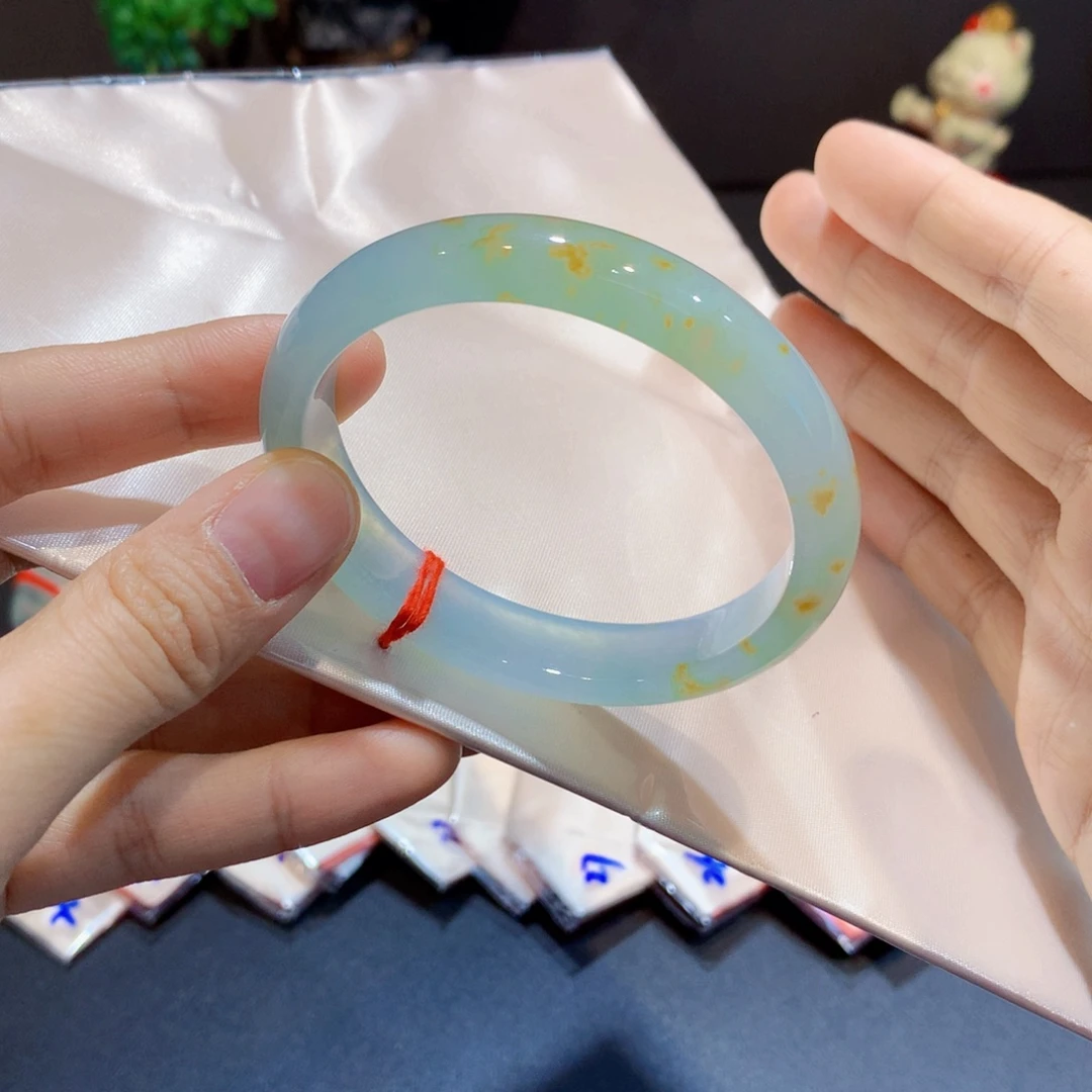 翡翠未镶嵌手镯15号