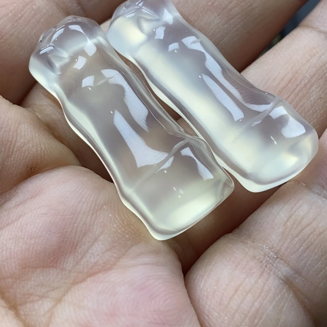 未镶嵌手链玛瑙/玉髓竹节吊坠