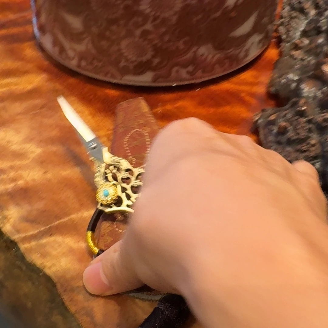 叶***有机玻璃棕色剪刀阿阿阿