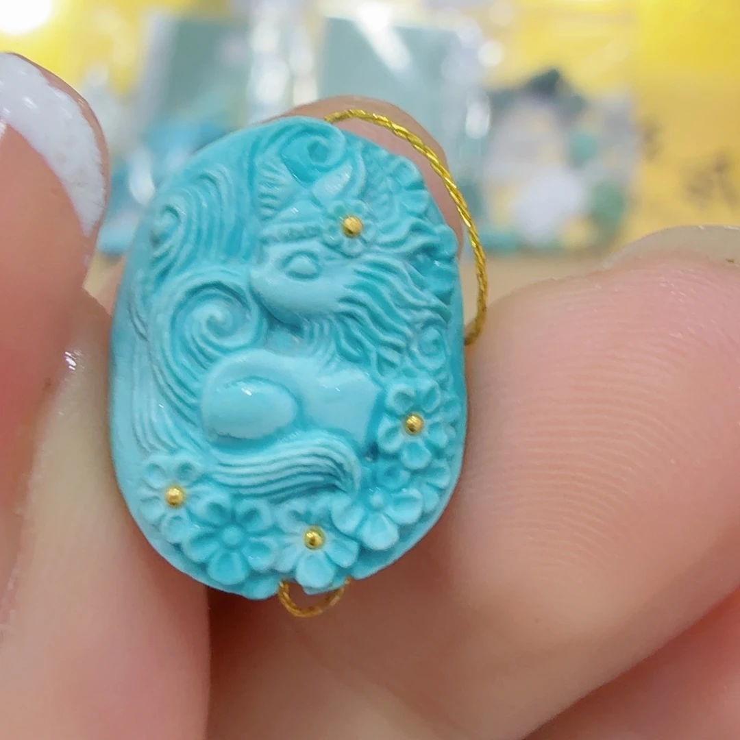 绿松石未镶嵌珠宝奇石