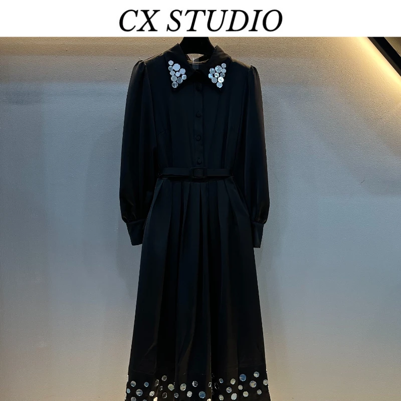 编码88 经典收腰轻奢时尚春季连衣裙（定制女装）GL706A