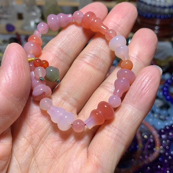 未镶嵌手链玛瑙/玉髓平安葫芦手串