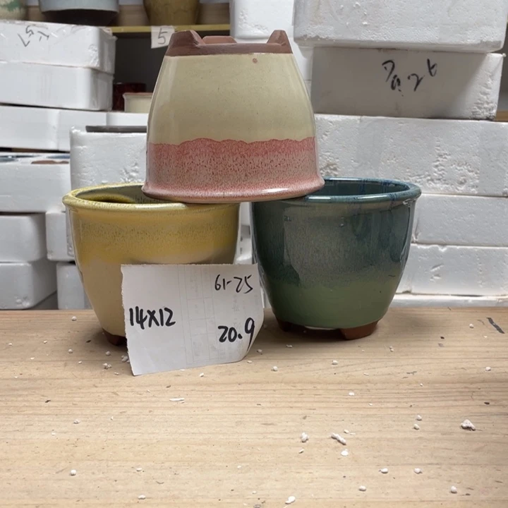 紫砂花盆多肉花盆微瑕25