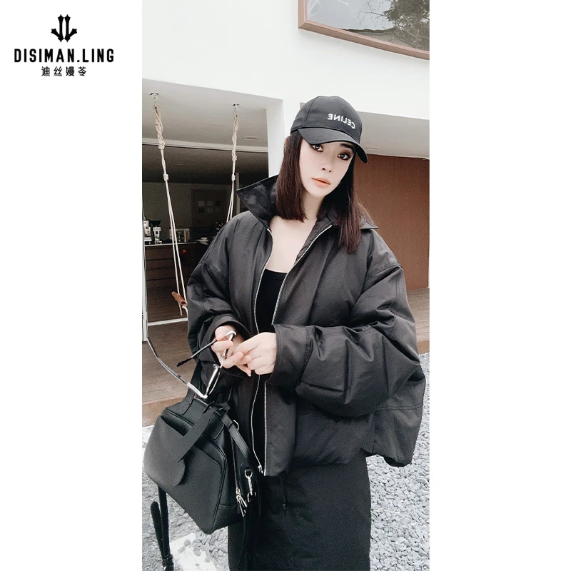 【迪丝嫚苓】多色羽绒服百搭时尚保暖小众优雅感原创秋冬款羽绒服W