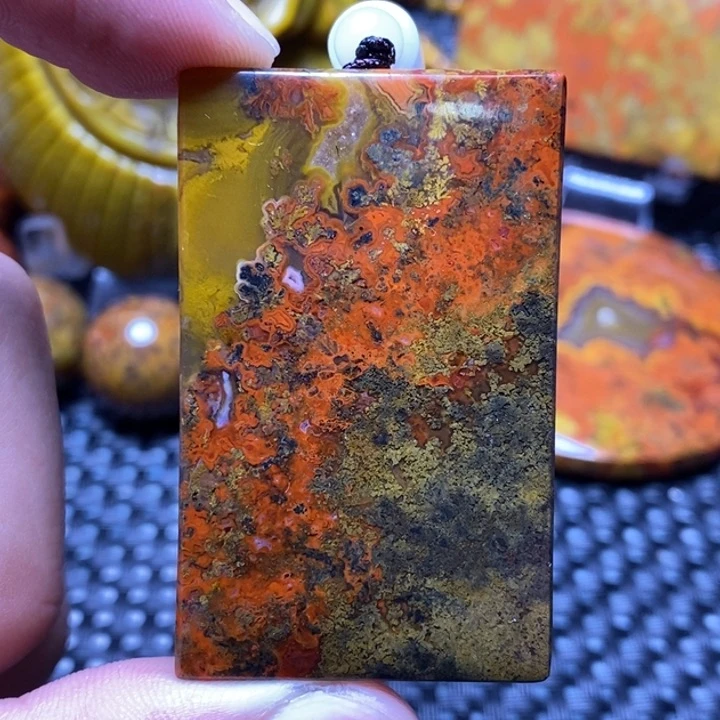 玛瑙/玉髓颈饰未镶嵌老**o