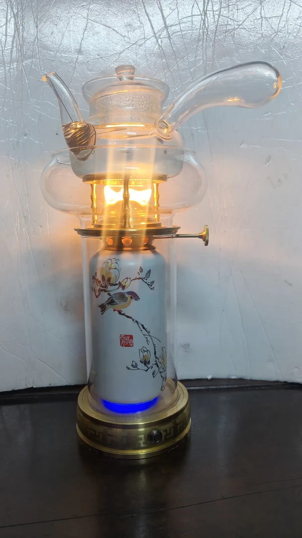 油灯洋酒空气灯煮茶炉便携户外明火围炉煮茶