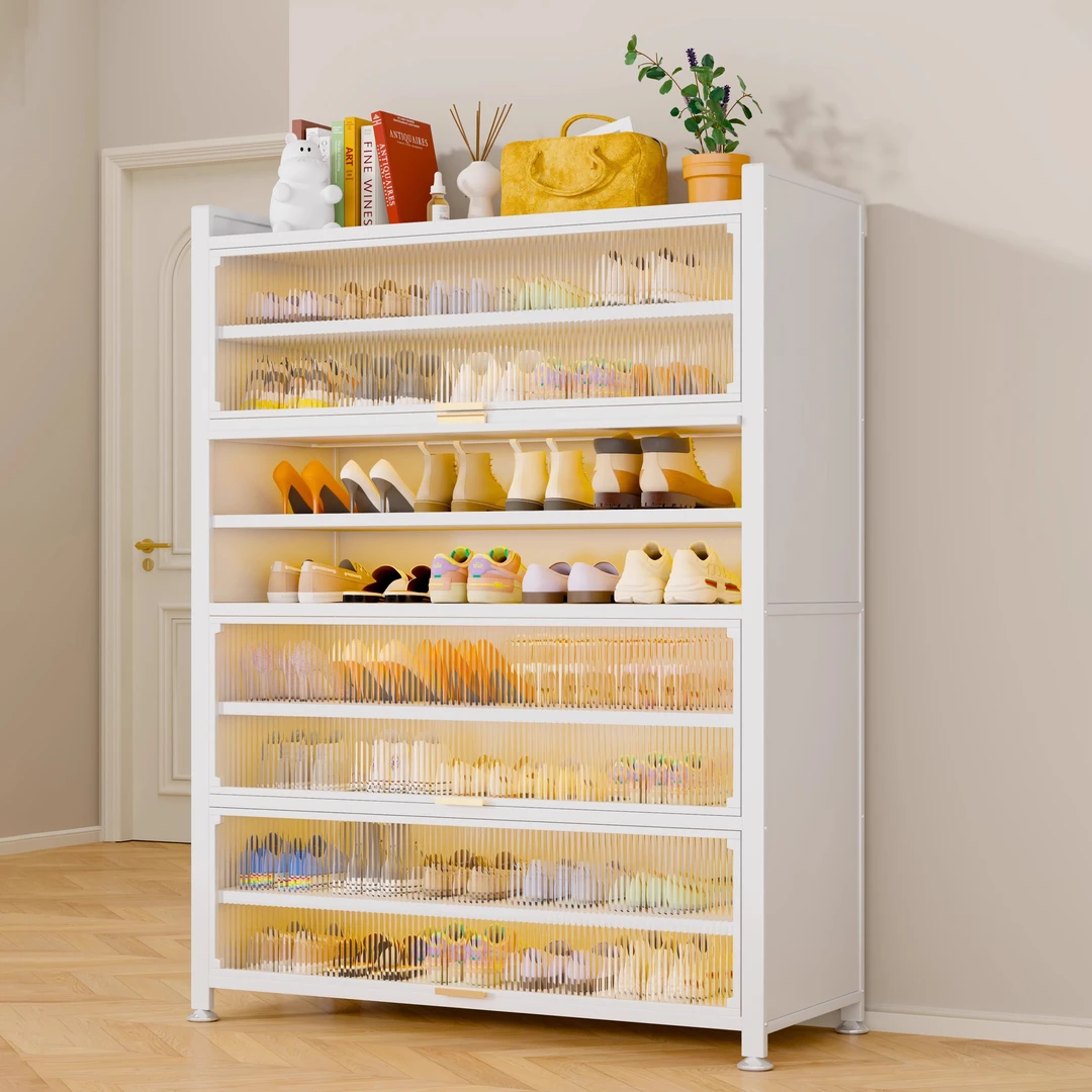 家用室内鞋柜2025爆款大容量多层超大储物柜入户鞋架玄关柜鞋柜