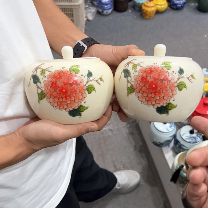 瑕疵福利品陶瓷茶叶罐