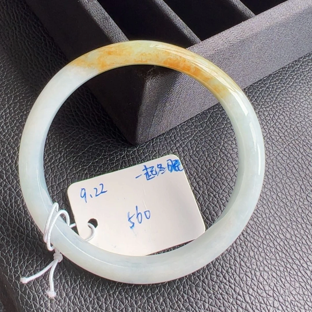 翡翠未镶嵌手镯59.5