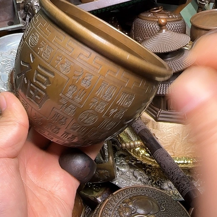 铜器办公室茶室摆件